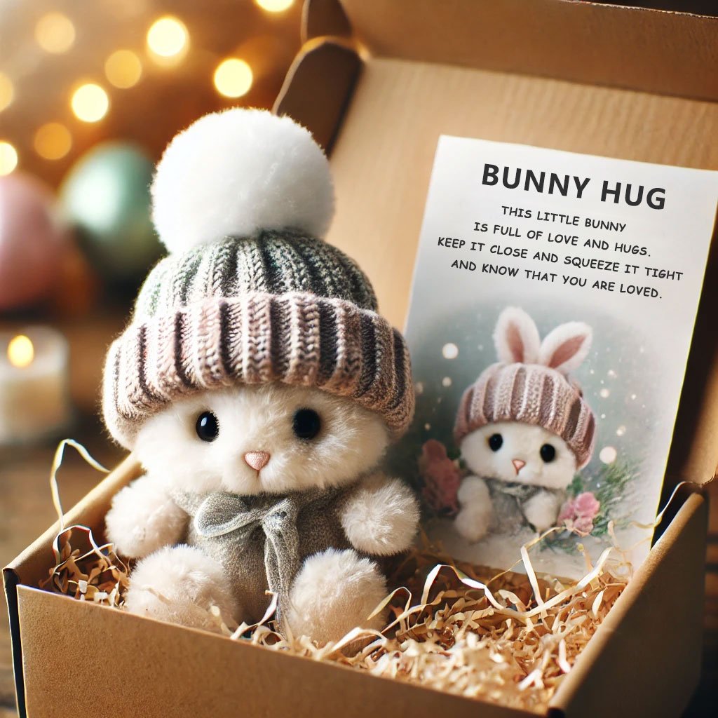 š„ćKup 1 i otrzymaj 1 gratisćšCotygodniowe promocješMini Hug Bunny, rÄcznie robiony, uroczy prezent wielkanocnyš-4043959