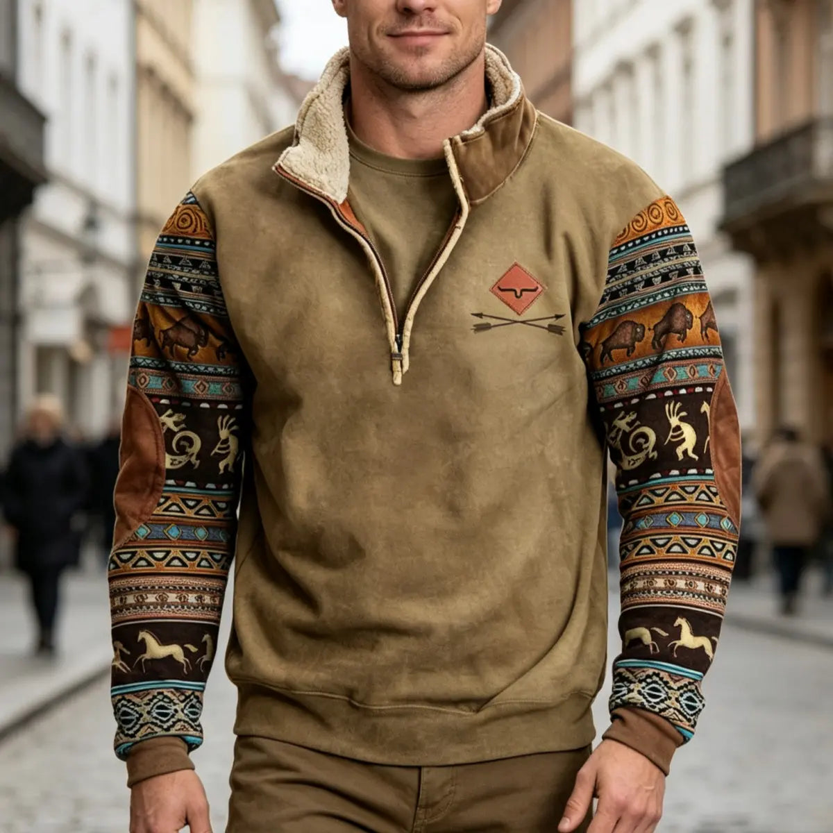 ⏳ Poslední den – sleva 50 % 👔【S–4XL】Nová podzimní/zimní pánská volná mikina, pohodlná a hřejivá