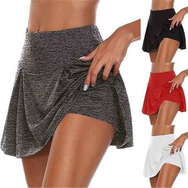 【Kup jeden, a drugi dostaniesz za darmo】Damska dwuczęściowa imitacja sportowej sukienki fitness-3616550