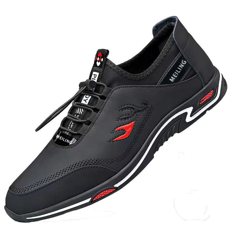 👞 Zapatos de negocios informales y transpirables para hombre de cuero genuino✅ Desodorante✅ Suela de cuero suave,De moda y versátil