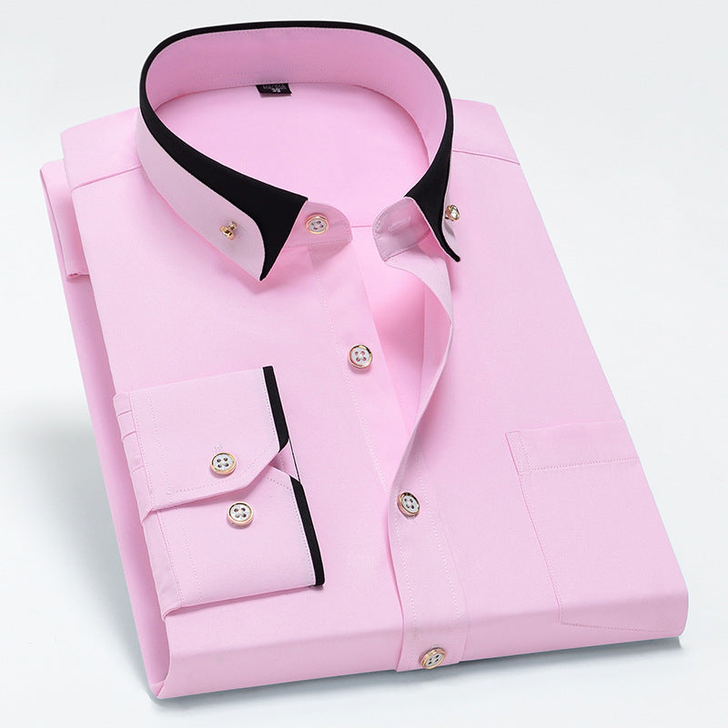 【S-4XL】👕2024 Nowa oddychająca biznesowa koszula męska casual