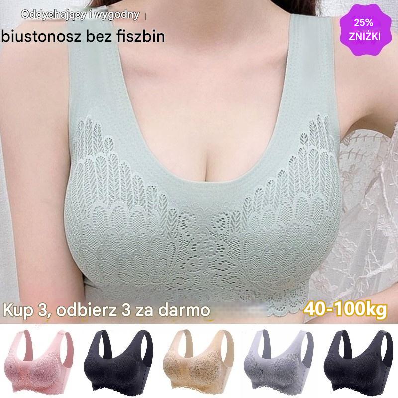 👙43% rabatu – oferta limitowana【Zestaw 3 szt.】Nowa, ulepszona, miękka i wygodna koronkowa bielizna w dużych rozmiarach-3954618