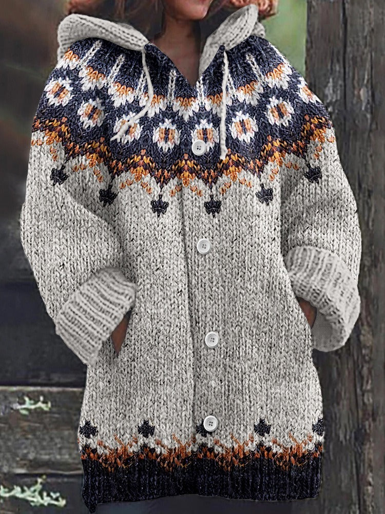 🥰【S-5XL】 Nowa, komfortowa, retro sweter rozpinany 3813973