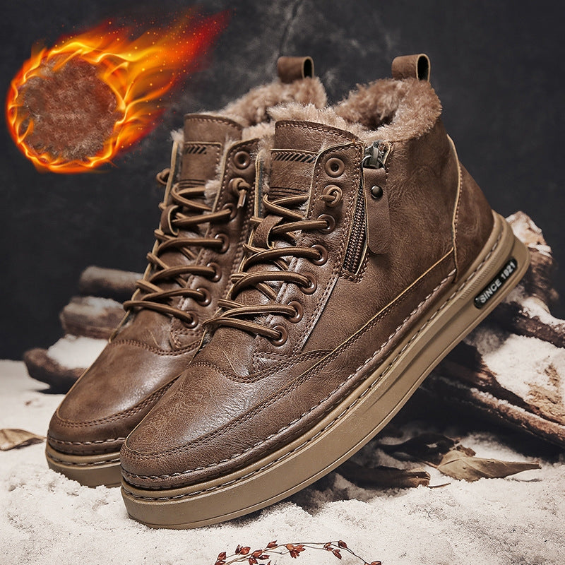 【39-44】Ciepłe wodoodporne płaskie buty-3767955