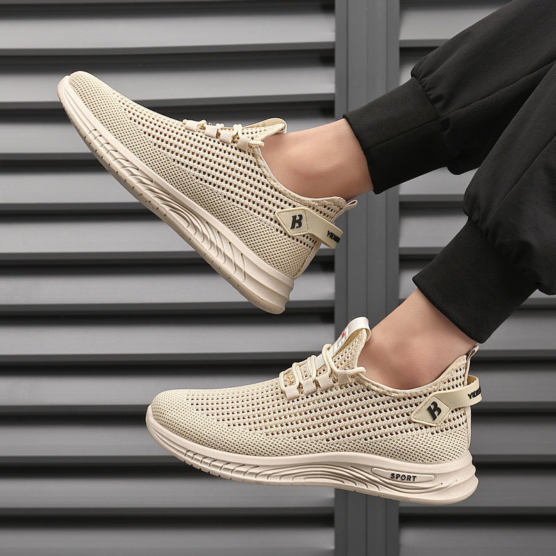👟【39-44】Wygodne, oddychające, antypoślizgowe, modne buty męskie z siateczki-3895421
