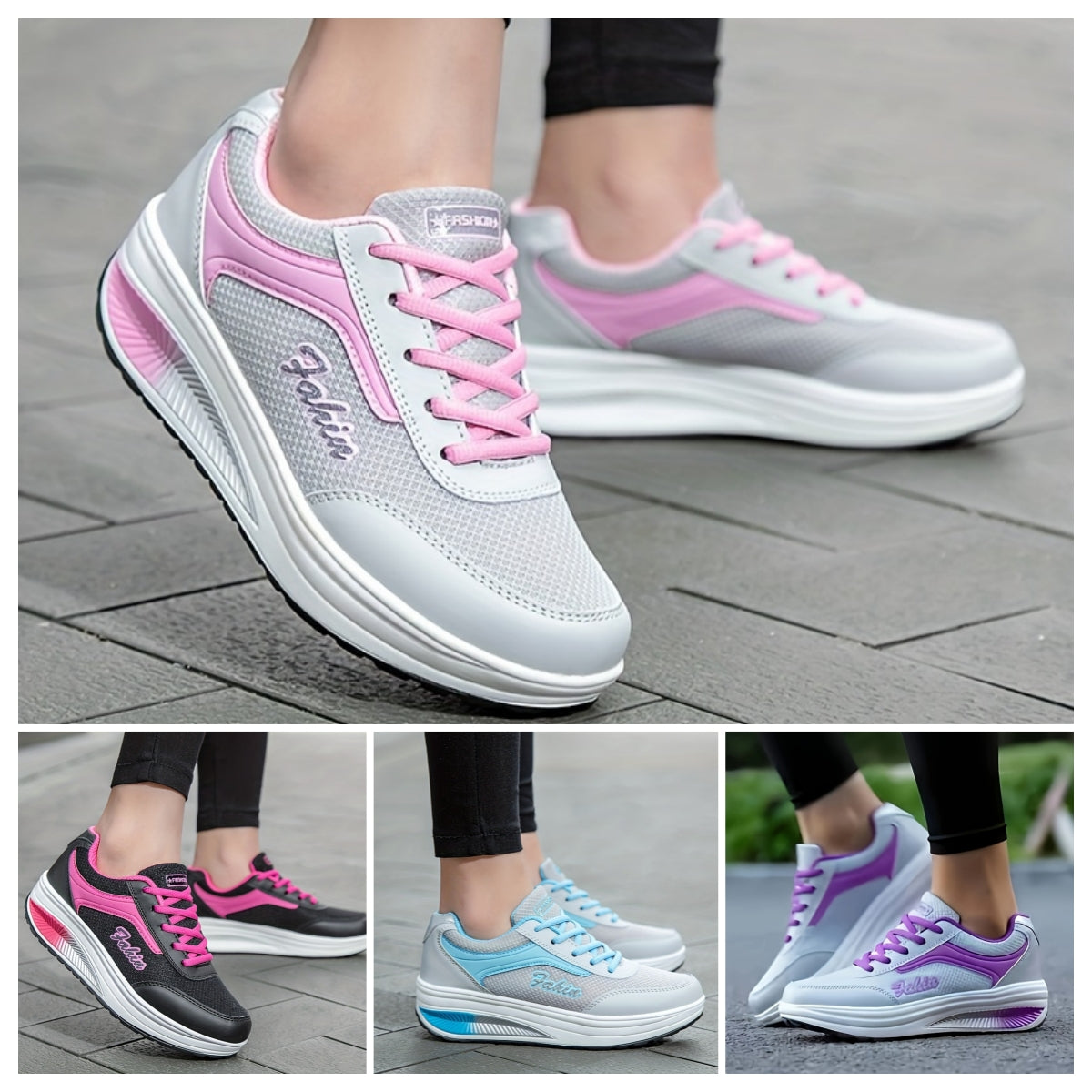 🔥【Kup 1, otrzymaj 1 gratis】👟【35-43】2025 nowy styl modne oddychające codzienne damskie buty sportowe codzienne buty do biegania-3961712