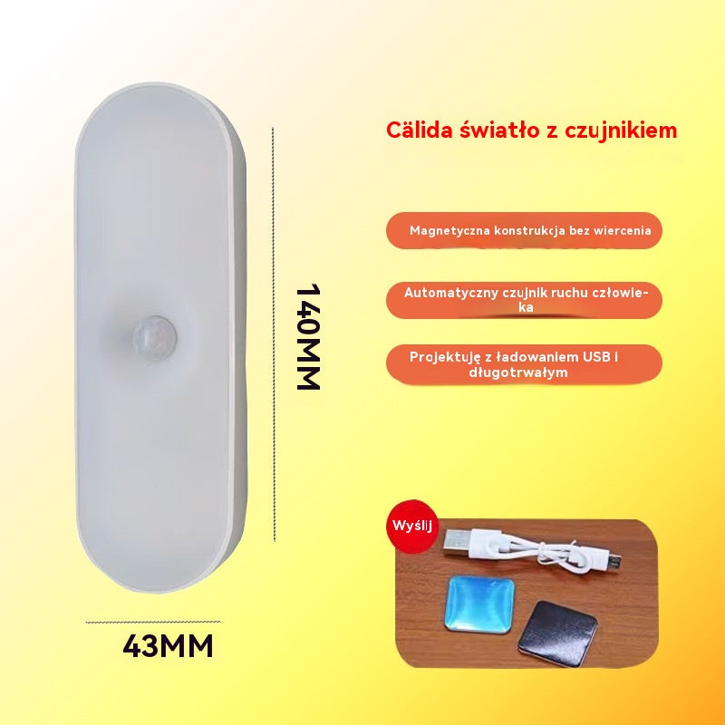 ✨【Kup 1 i otrzymaj 1 gratis】🏡💡Inteligentna dioda LED z wykrywaniem ciała ludzkiego, łatwa w ładowaniu i praktyczna-4157958