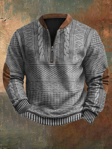 🔥⛄【S-5XL】2024 nowa męska bluza z zamkiem błyskawicznym na jesień i zimę-3798800