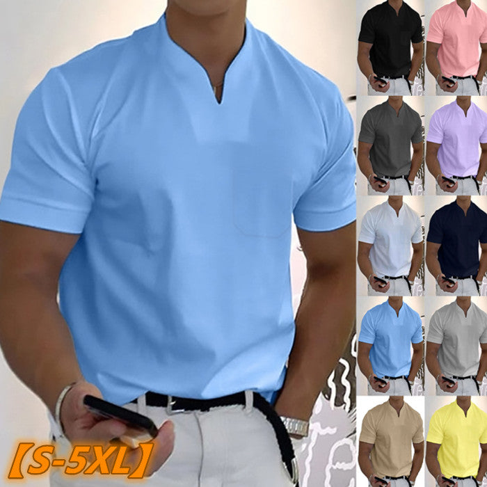 【Kup 1, a 1 dostaniesz gratis】【S-5XL】2025 Letnia męska koszula z krótkim rękawem, bawełniana i rozciągliwa-4008633