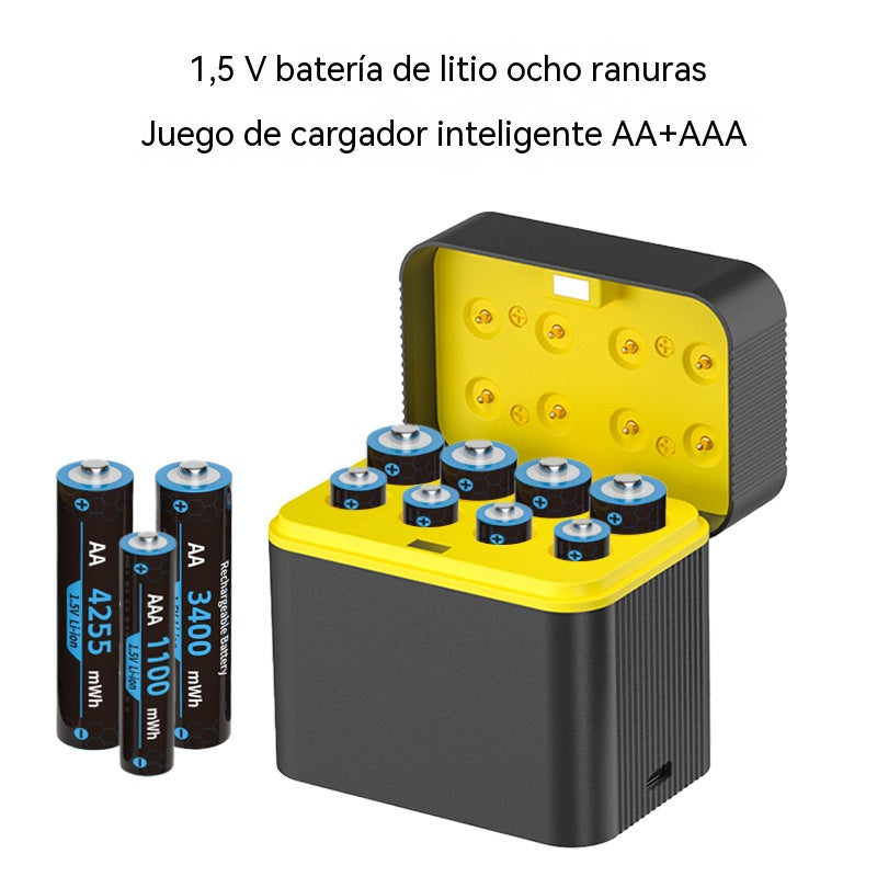 🏆Bleskový výprodej⚡Prodáno přes 50 000 kusů! Téměř vyprodáno.💥🎁🔋Nabíjecí pouzdro - Dobíjecí lithiová baterie AA/AAA 4229015