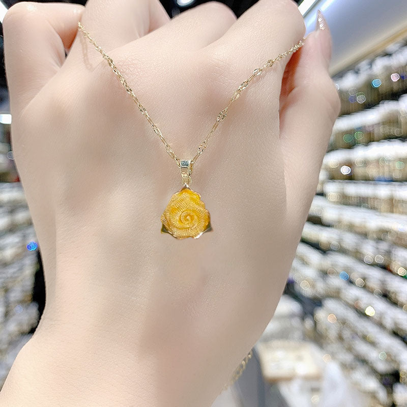 💎🔥Kup 1, a 2 dostaniesz gratis🔥🎀Unikalne luksusowe kolczyki, lekkie, nowe 2025, wysokiej jakości kolczyki metalowe z różą-4012731
