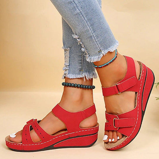 【35-43】🔥Letnie codzienne sandały damskie, gruba podeszwa-4005261