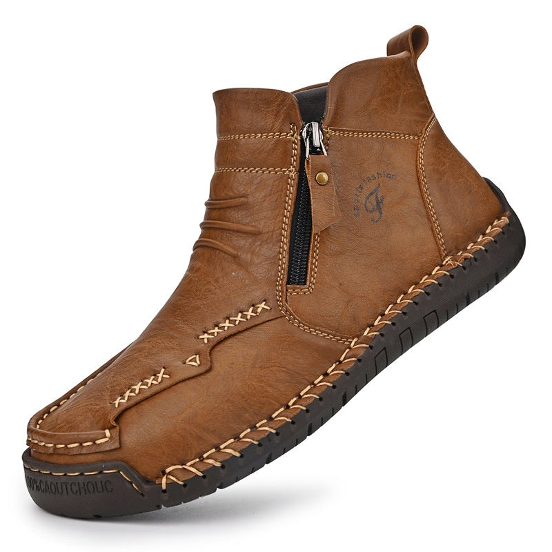【38-48】Buty męskie ze skóry naturalnej, duże rozmiary-4113298
