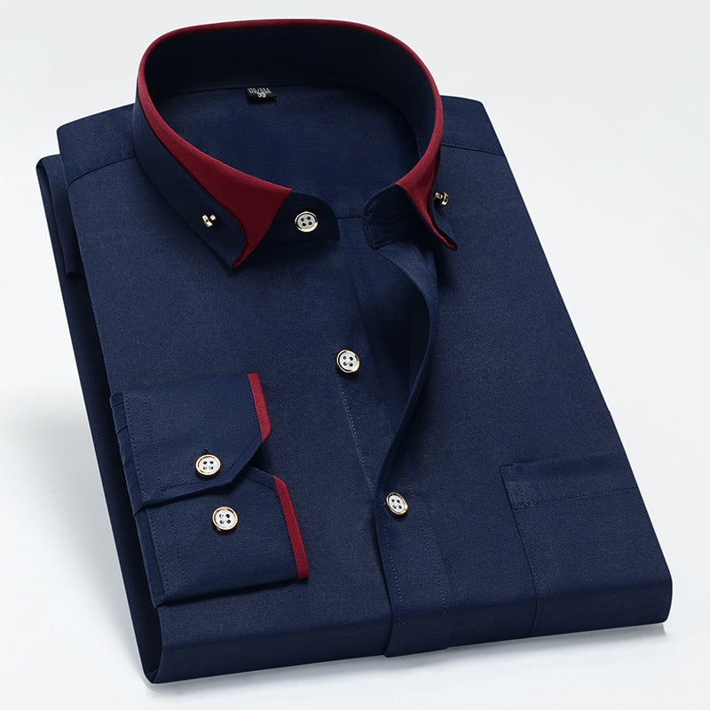 【S-4XL】👕2024 Nowa oddychająca biznesowa koszula męska casual