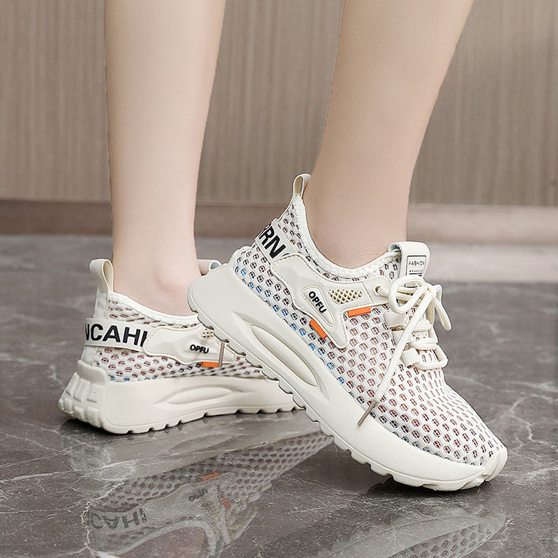 ✨ 【35-40】 Letnie, codzienne, ultralekkie, ultra oddychające buty sportowe damskie z siateczki-3924655