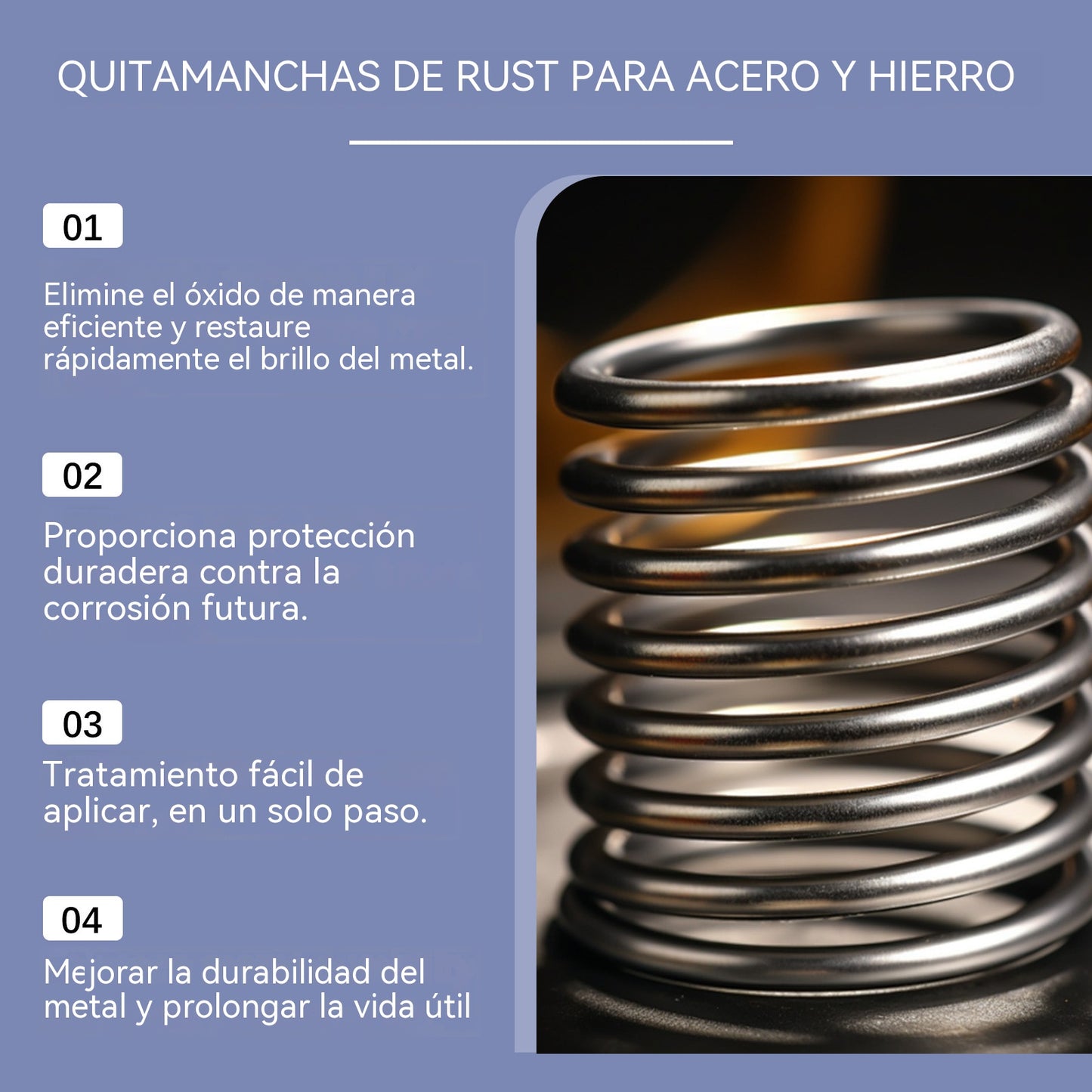 🔥【Compra uno y llévate otro gratis】🔥Eliminador de óxido de metales de alta concentración, eliminador de óxido doméstico y limpiador