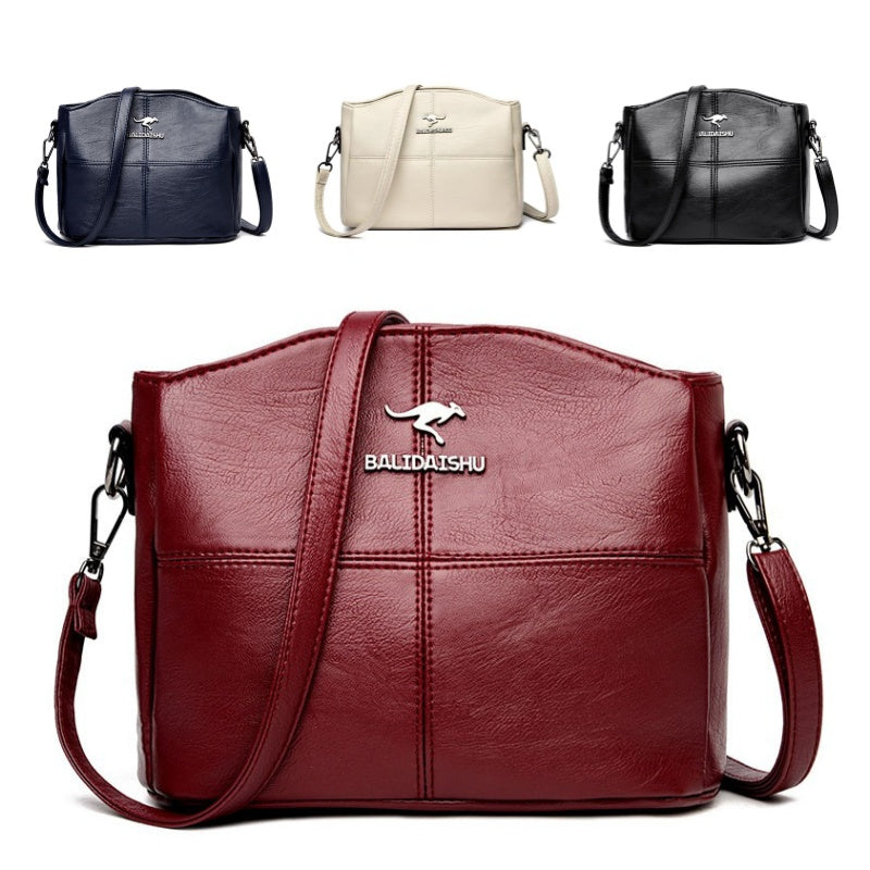 👜👜Nowa, ręcznie robiona torebka na ramię z prawdziwej skóry w stylu vintage