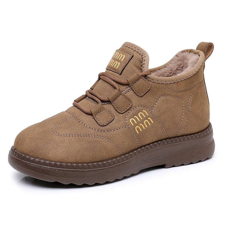 🔥【Velikosti 35-41】Nové teplé sněhule z tlustého fleecu, protiskluzová silná podrážka, měkké a pohodlné 4168942