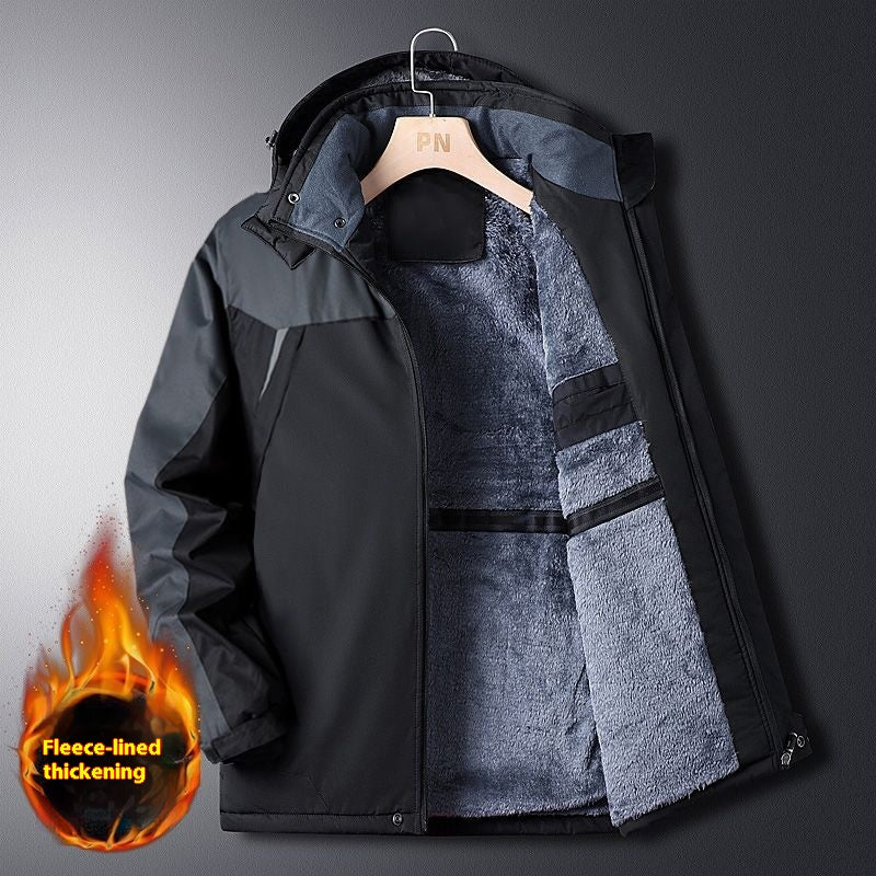 🔥🧥【L-6XL】Modna, uniwersalna gruba polarowa kurtka na zimę, ocieplana kurtka na jesień i zimę, unisex.-3800333