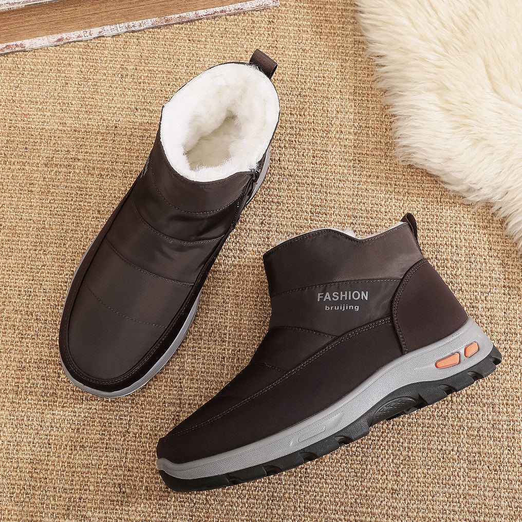 🔥【39-45】👟Moški zimski čevlji iz čistega bombaža, žameta in debelega krzna. 4145732