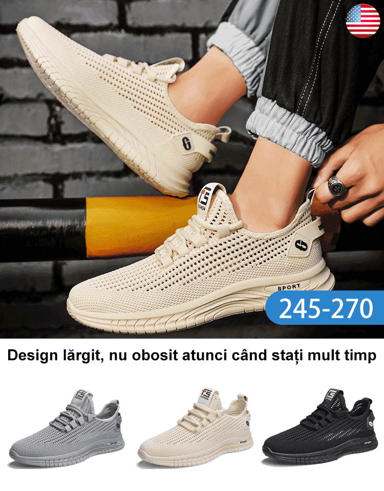 🔥🔥【39-44】2024 oddychające, antypoślizgowe tenisówki z siateczki-3740337