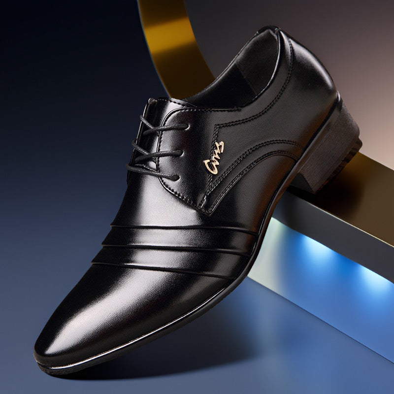 🔥【nabídka】【38-48】Nové business boty pro muže vyrobené z kůže-4150970