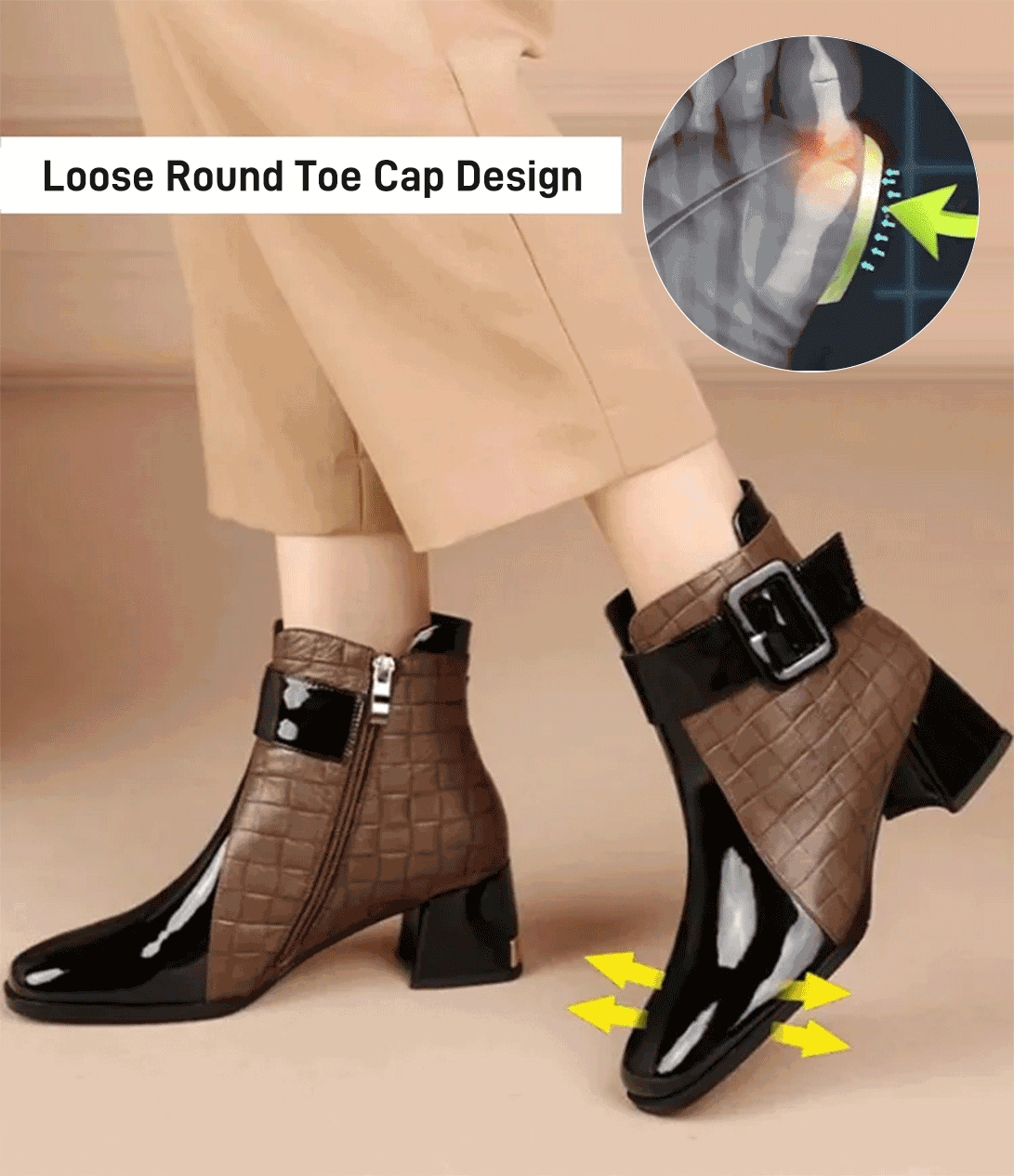🔥【35-40】2024 nowe buty ze skóry bydlęcej importowane z Australii-3784209