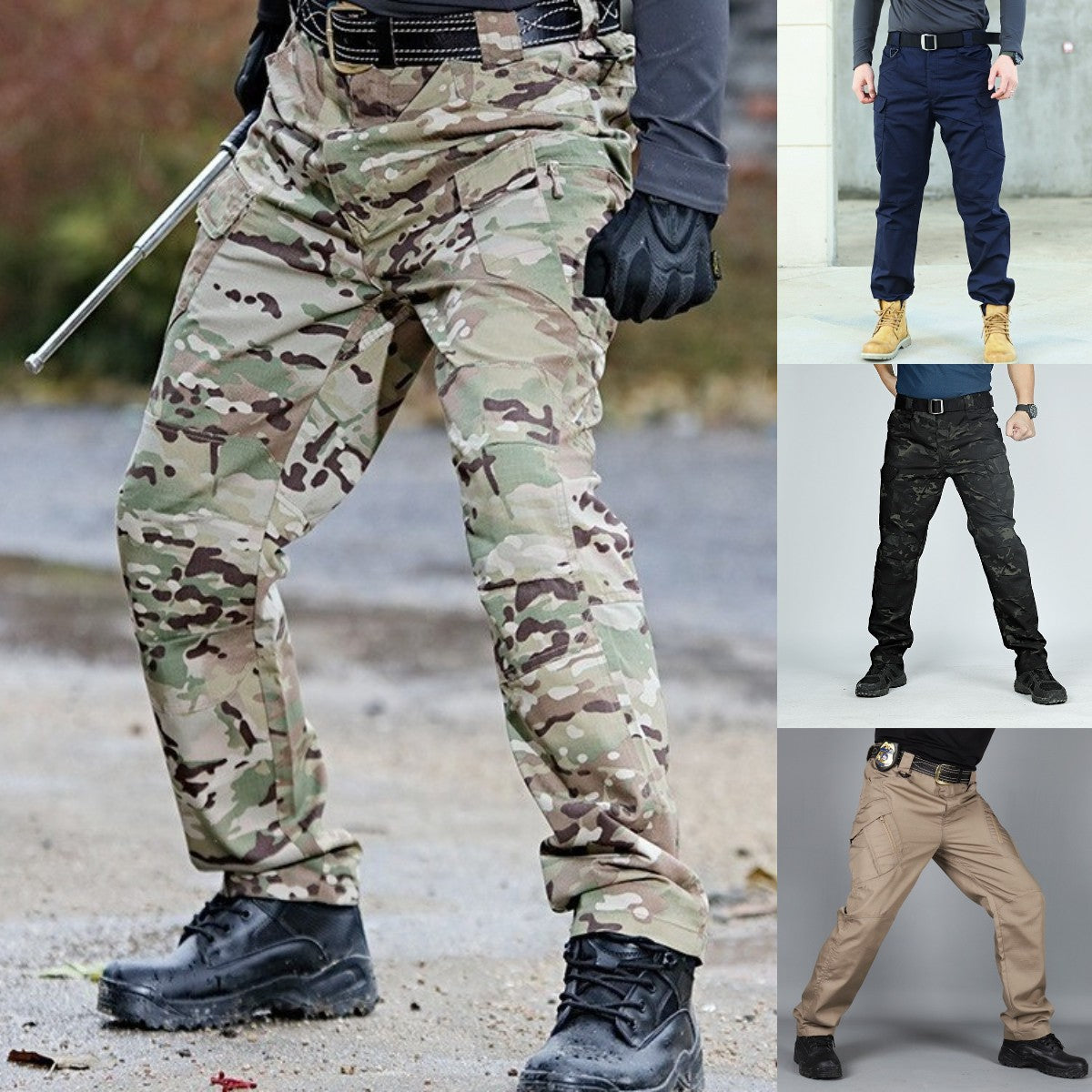 🔥🔥【S-6XL】Męskie spodnie cargo Spodnie wojskowe❤️(40-105kg)-3741287