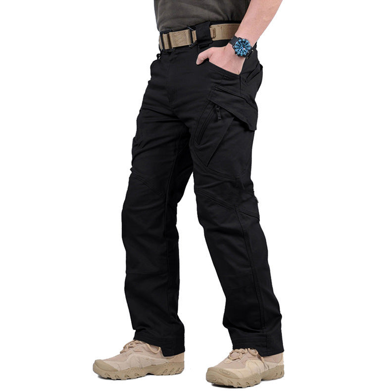🔥Bestseller🔥【S-5XL】Męskie taktyczne spodnie bojowe w kamuflażu, z kieszeniami-4101286