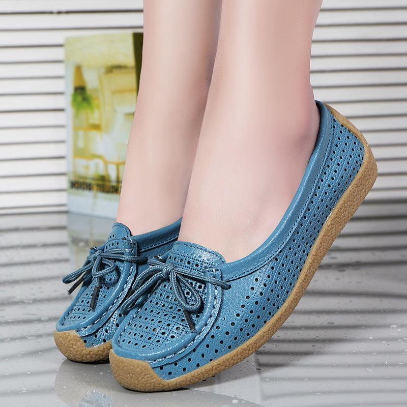 【35-41】 2025 New Style Soft Sole Flat Wszechstronne buty damskie-3923493