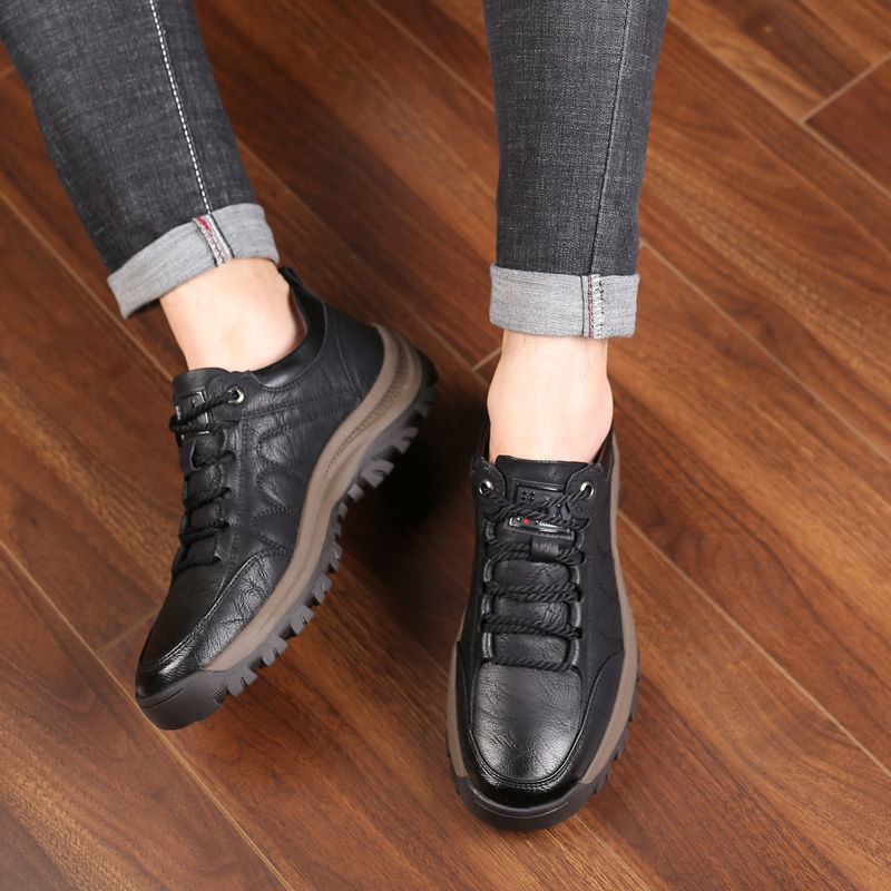 👞【39-48】2024 nowe modne męskie skórzane buty na jesień i zimę