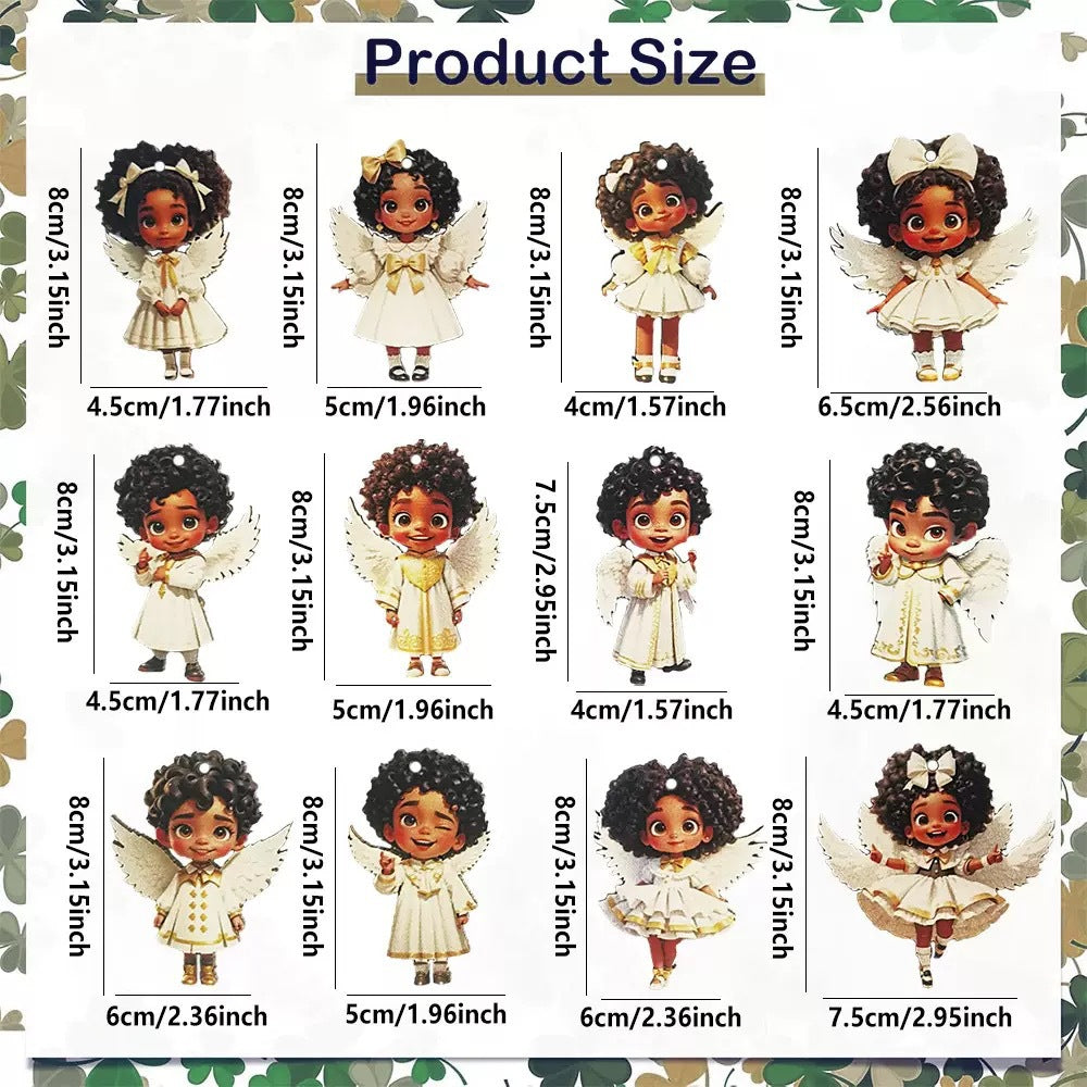 🔥Oferta ograniczona czasowo🔥🎁Drewniana ozdoba anioł – dekoracje do domu 4145672