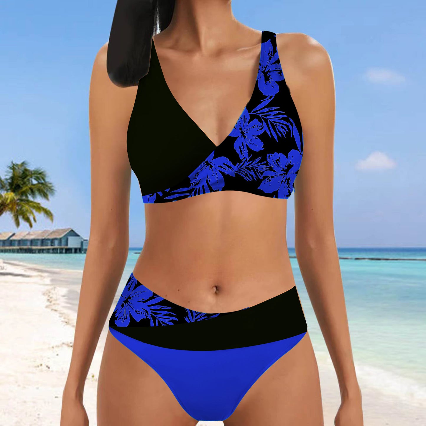 👙【S~5XL】Nowy styl damski dwuczęściowy kostium kąpielowy bikini