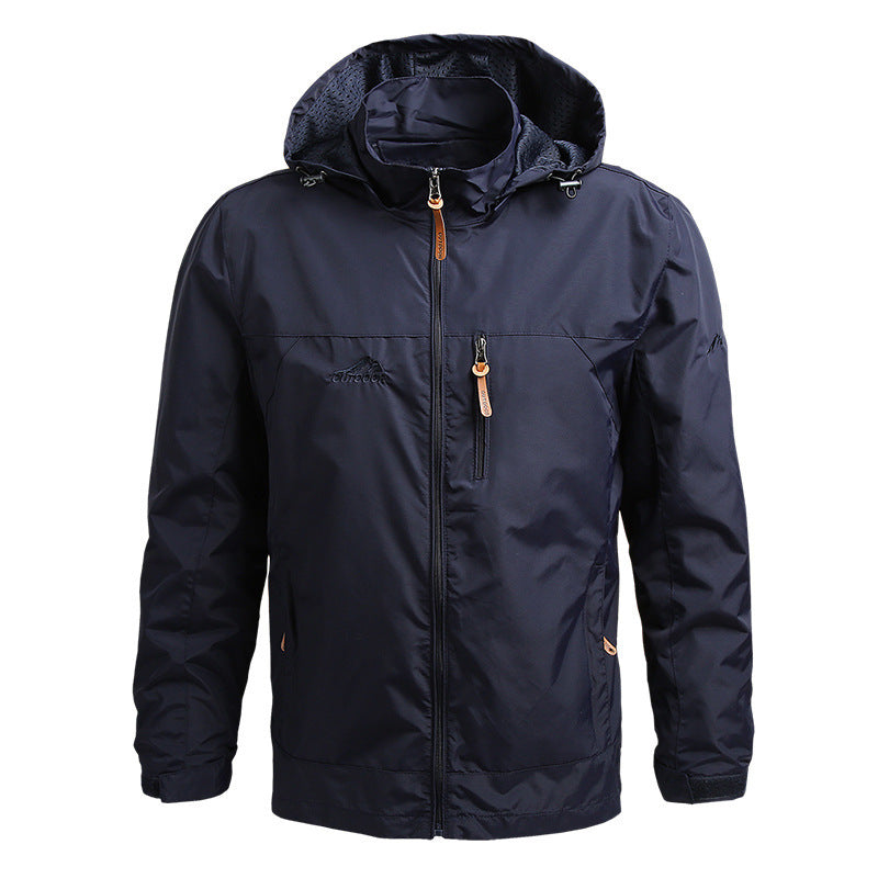 🛡️【M-5XL】🧥 Pánská outdoorová bunda s kapucí, volný střih, časově omezená nabídka