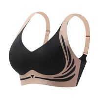 😍【2 sztuki】Biustonosz damski jednoczęściowy bez fiszbin❤️【40-85 kg】-4212297