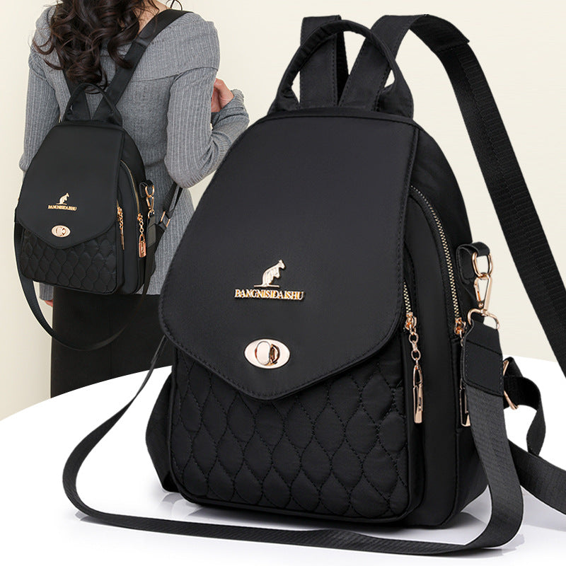 🎒🎒Nowy plecak wykonany jest z modnej tkaniny Oxford i ma swobodny styl