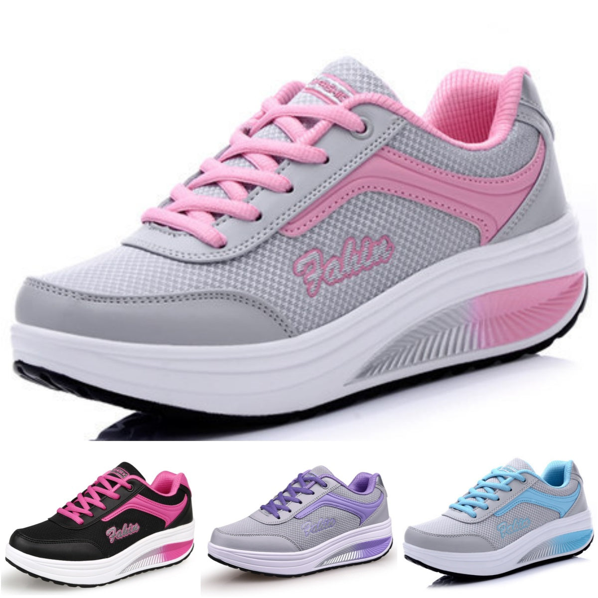 👟【35-43】Damskie, oddychające buty sportowe na co dzień-3592268