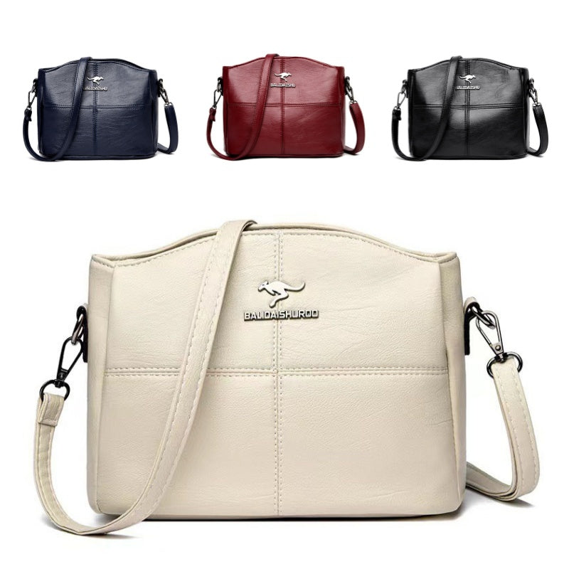 👜👜Nowa, ręcznie robiona torebka na ramię z prawdziwej skóry w stylu vintage