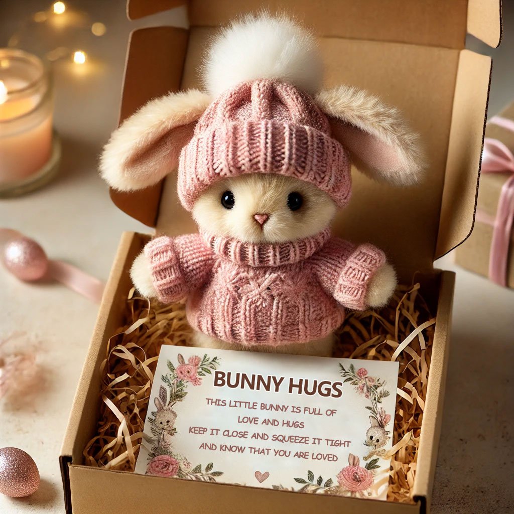 š„ćKup 1 i otrzymaj 1 gratisćšCotygodniowe promocješMini Hug Bunny, rÄcznie robiony, uroczy prezent wielkanocnyš-4043959