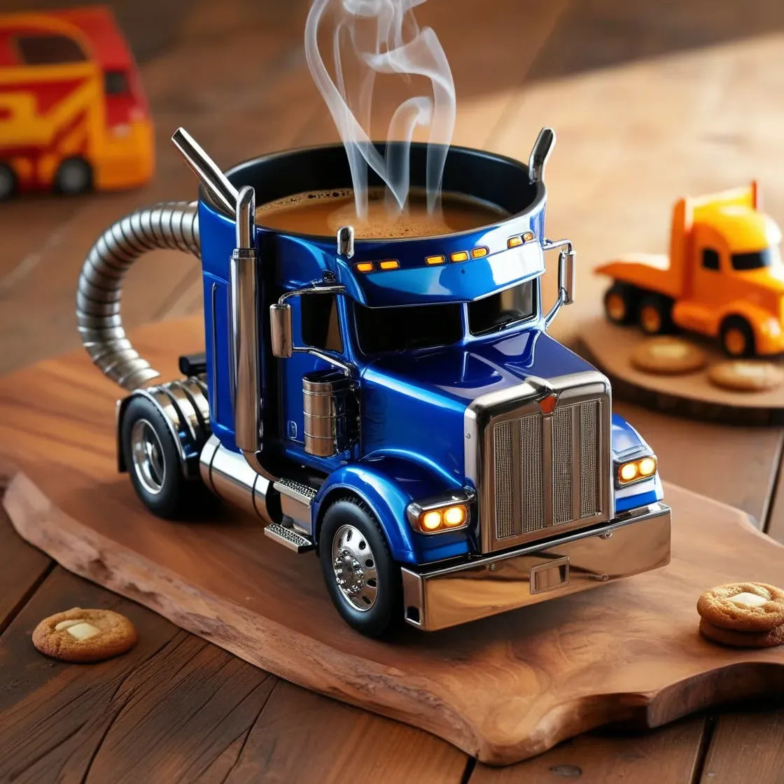 🚛【Zniżka ograniczona czasowo】Ręcznie robiony kubek do kawy w kształcie ciężarówki-4066373
