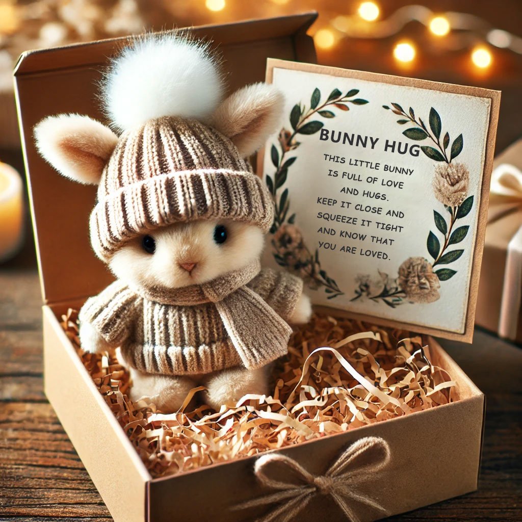 š„ćKup 1 i otrzymaj 1 gratisćšCotygodniowe promocješMini Hug Bunny, rÄcznie robiony, uroczy prezent wielkanocnyš-4043959