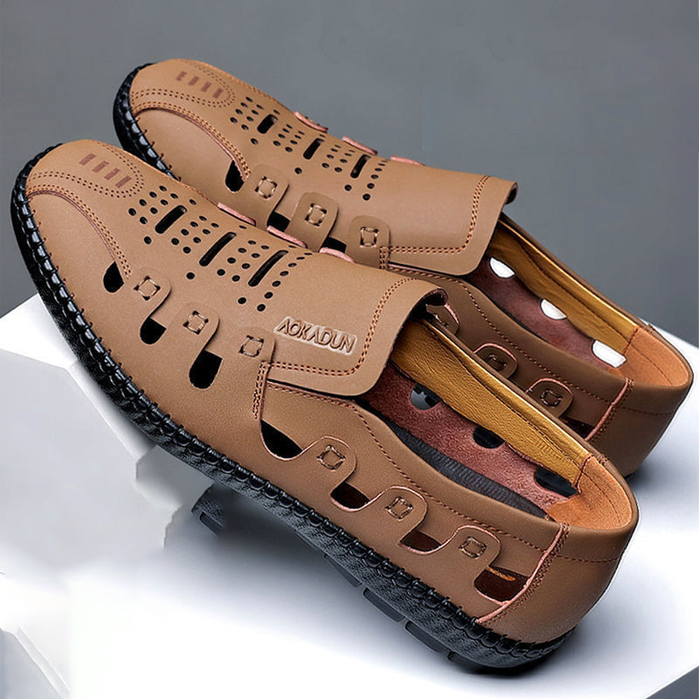 【39-44】 Casualowe buty z prawdziwej skóry bydlęcej-3581153