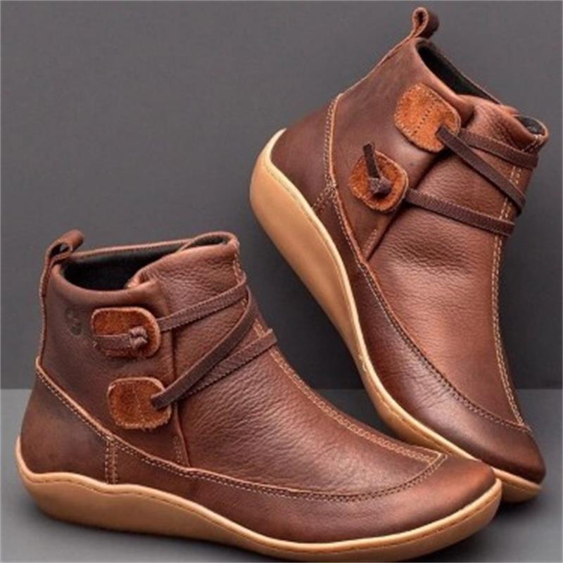 【35-43】Nowe damskie krótkie buty damskie w dużych rozmiarach-4110013