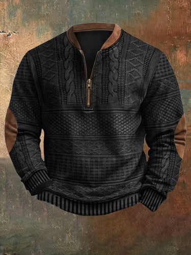🔥⛄【S-5XL】2024 nowa męska bluza z zamkiem błyskawicznym na jesień i zimę-3798800