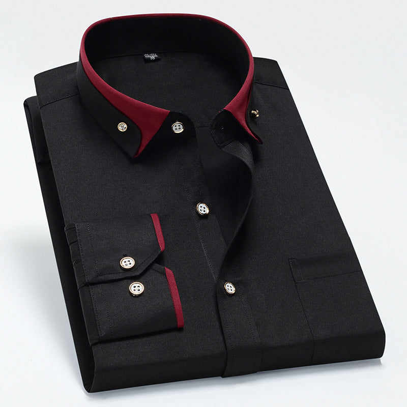 【S-4XL】👕2024 Nowa oddychająca biznesowa koszula męska casual