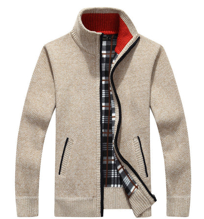 🔥【M~3XL】2025 męski sweter oversize z luźnym zamkiem-4145996