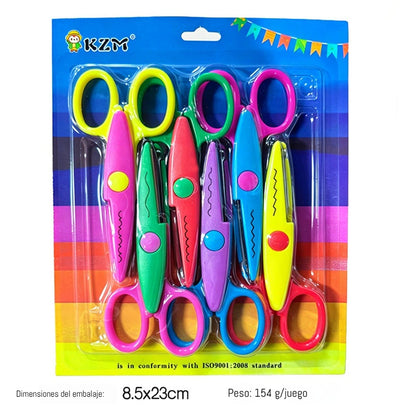 ✂️🥰【6-dílná sada】🌈Dětské bezpečnostní nůžky (na kutilské projekty)
