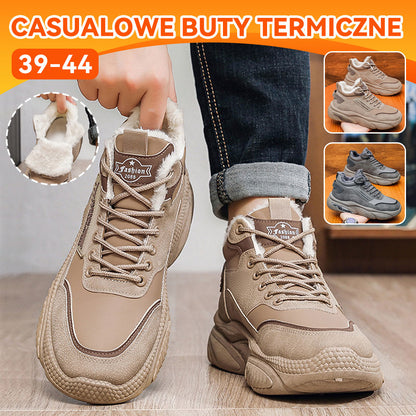 Uniwersalne, grube, codzienne buty do biegania, nowy styl, wyściółka z polaru, oddychające trampki męskie-4188457
