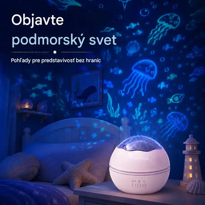 🌠✨✨ Projektor hvězdné oblohy, noční světlo｜Rotační LED lampa🎁