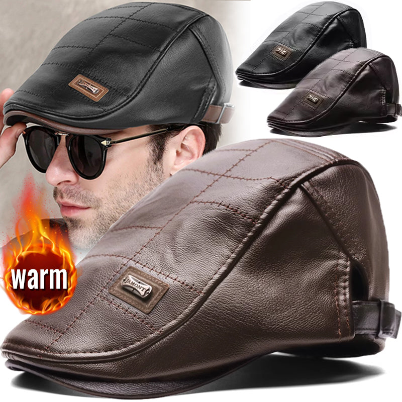 🔥Beret ze skóry premium w stylu vintage